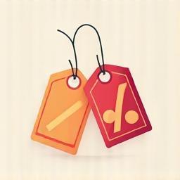 Illustration of a coupon or discount tag, representing member discounts.