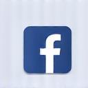 Facebook icon graphic.